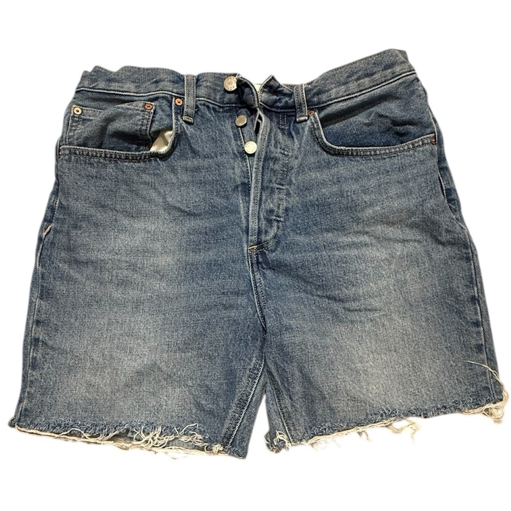 Denim Forum Joni Mid-Length Shorts